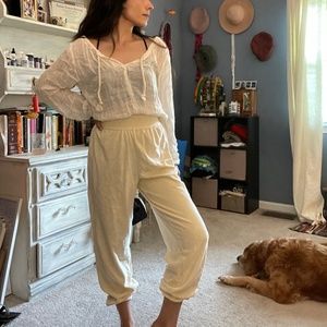 Vintage velour joggers